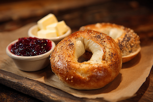 Basic Toasted Bagel