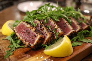 Charred Tuna Steak