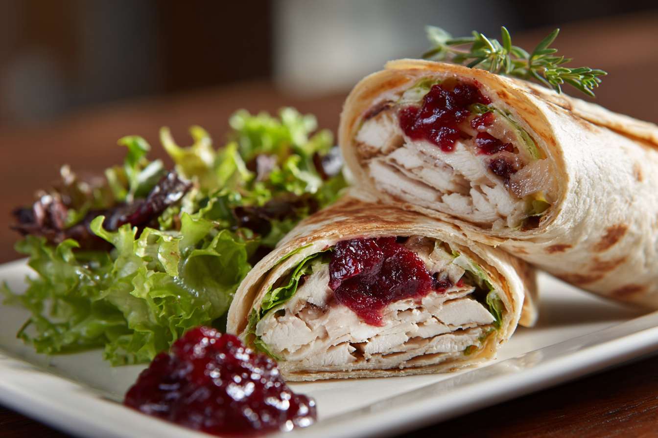 Cranberry Turkey Wrap