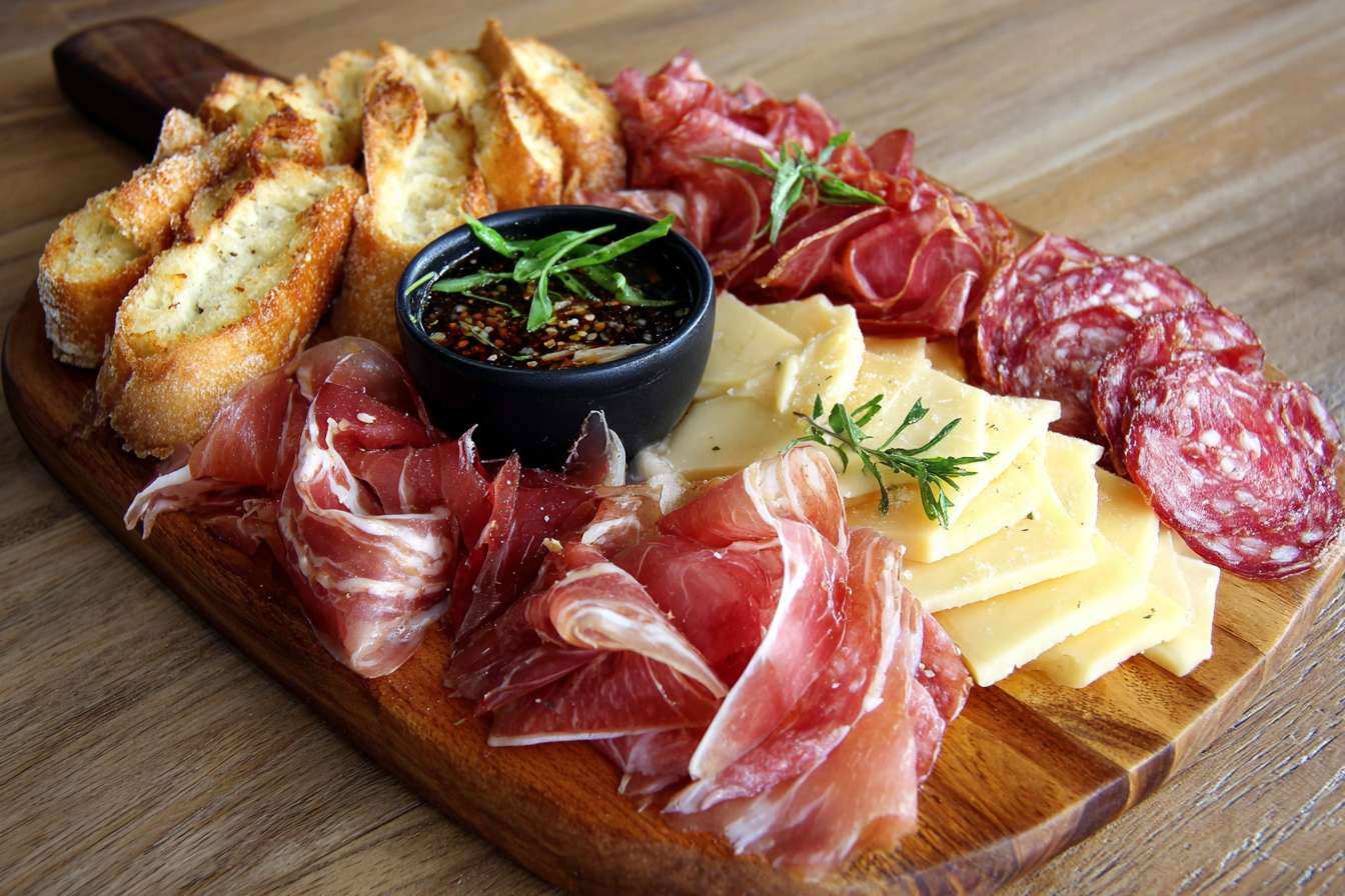 Cured Meat & Cheese Medley