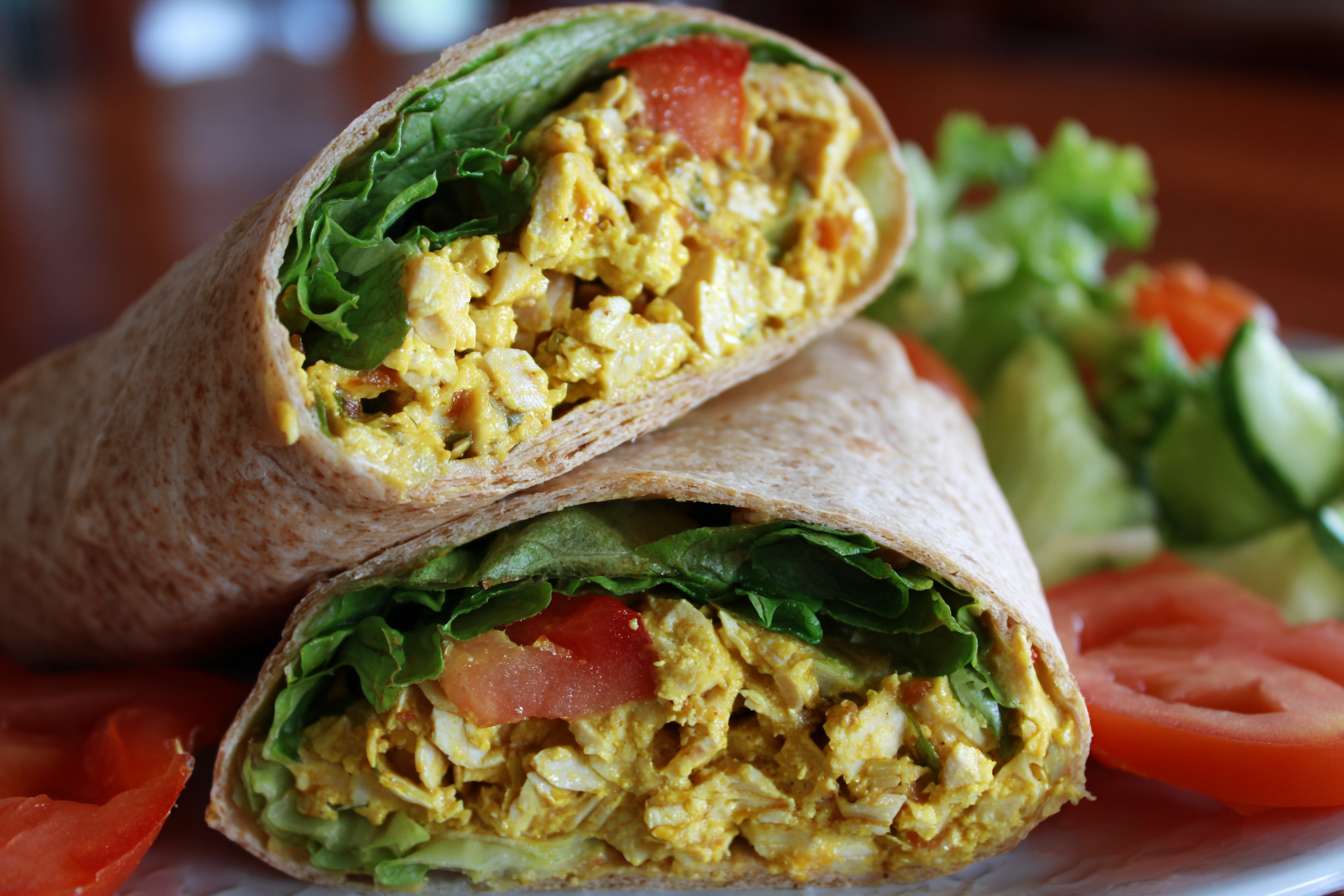 Curry Chicken Salad Wrap
