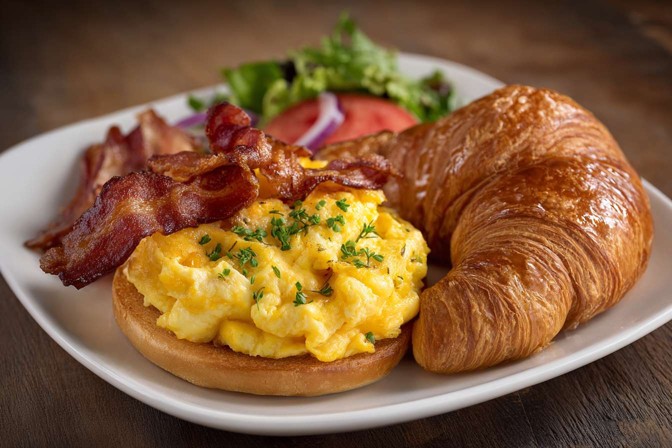 English Muffin & French Croissant Medley