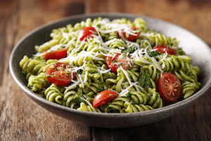 Fusilli Spinach Pesto Salad