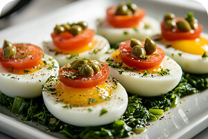 Hard Boiled Egg Sampler