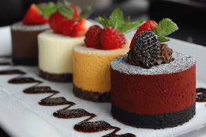 4" Mini Mousse Cakes