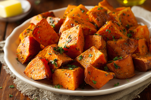 Oven-Roasted Sweet Potatoes