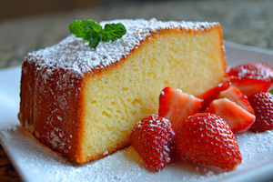 Pound Cake Slice