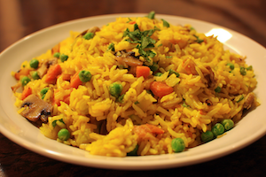 Saffron Rice with Vegetables
