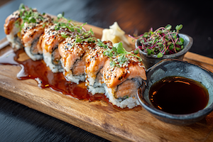 Salmon Brown Rice Roll