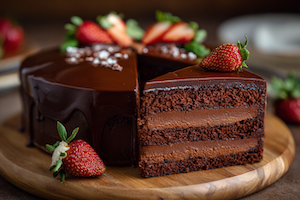 Sliced Cake