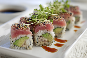 Tuna Avocado Brown Rice Roll